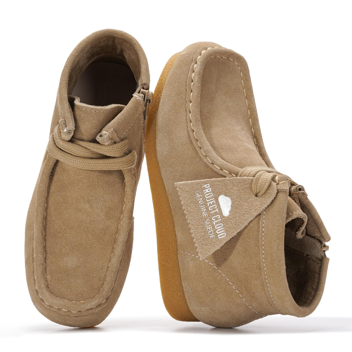 Project Cloud 100% Genuine Leather Boots for Kids Gum Rubber Sole Kids Shoe