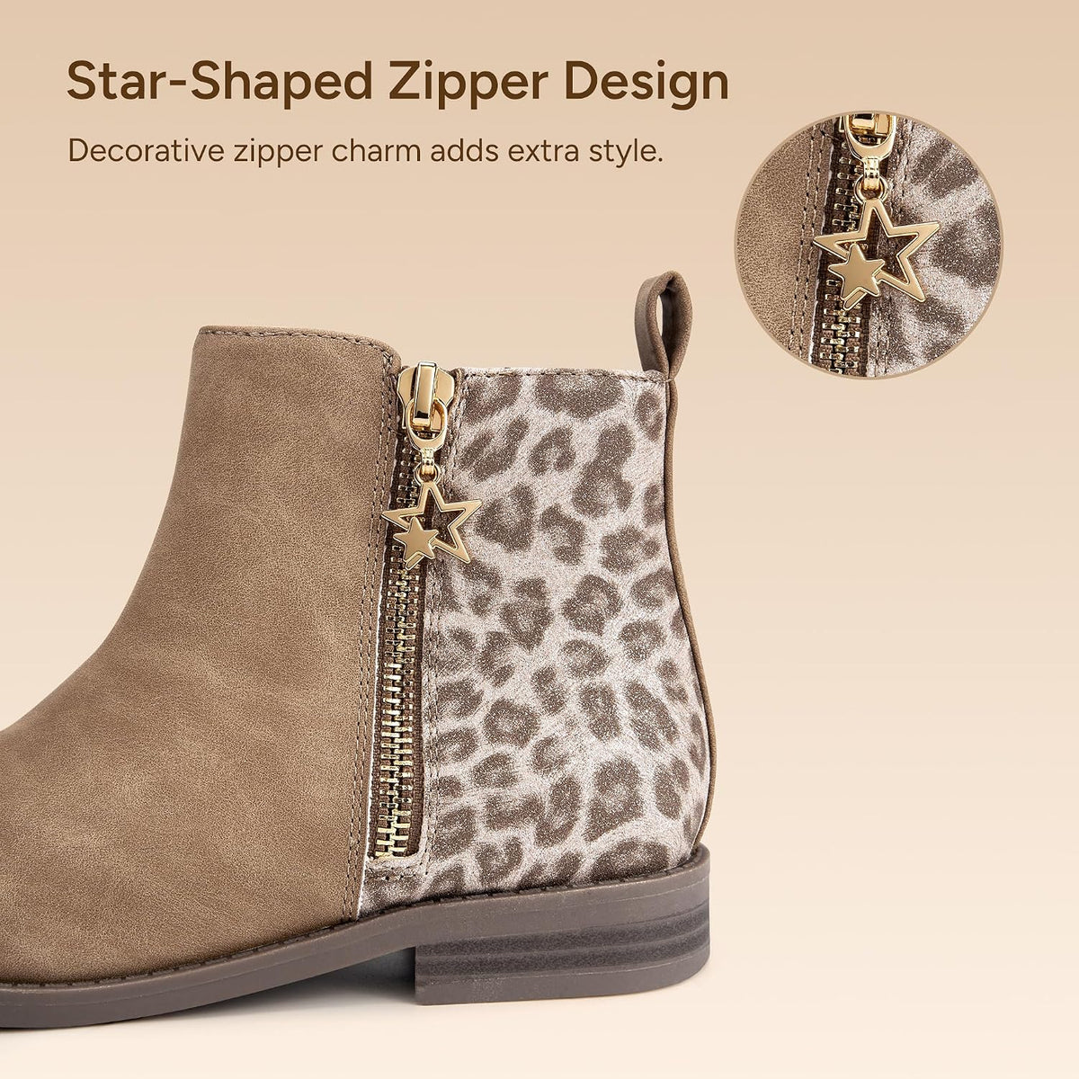 Stelle Girls Ankle Boots Glitter Fall Shoes