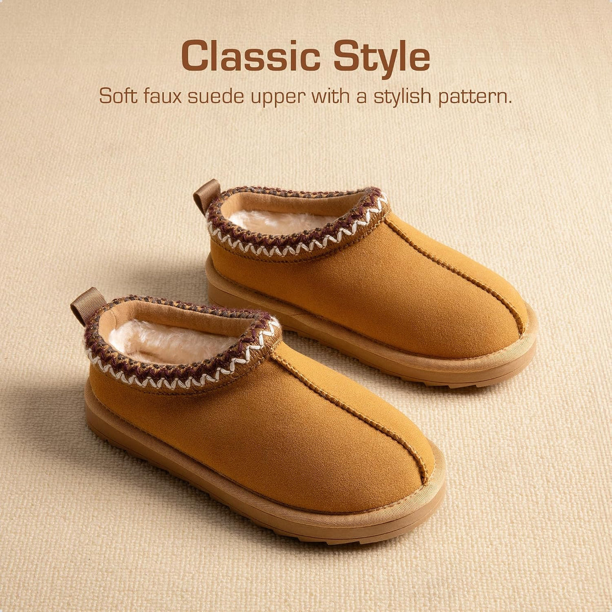 DREAM PAIRS Girls Boys Slippers Kids House Shoes