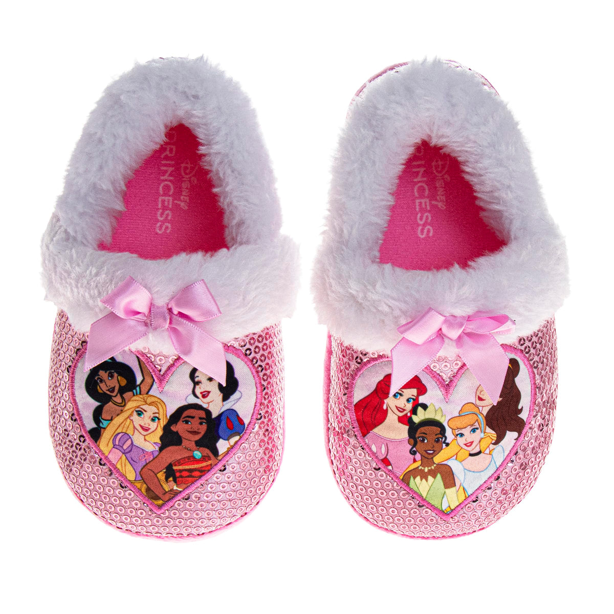 Disney Princess Encanto Little Mermaid Slippers for Girls Kids House Shoes